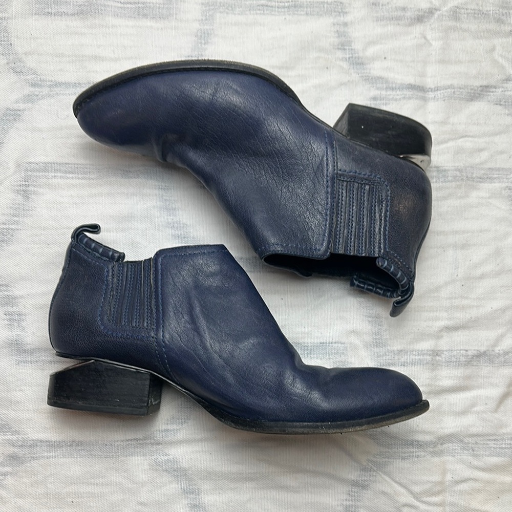 Alexander Wang Blue Ankle Boots